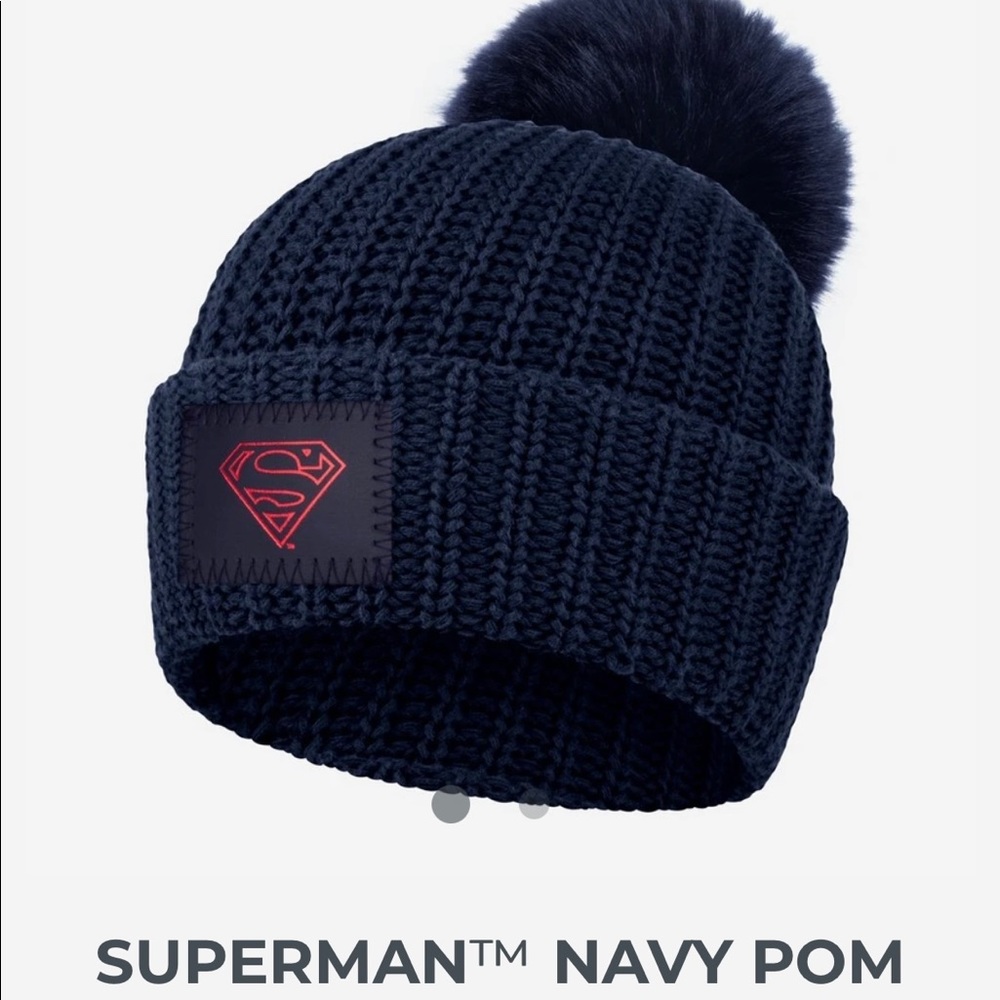 Superman Love Your Melon - Navy Pom